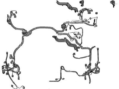 Toyota 82111-07600 Wire, Engine Room Main