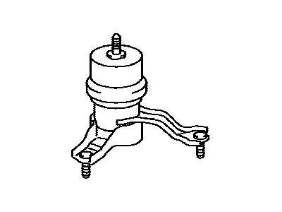 Toyota 12362-0P050 Insulator,  Engine Mounting,  RH(For Transverse Engine)