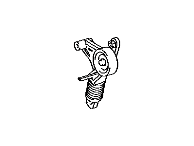 Toyota 16620-36010 Tensioner Assy,  V-Ribbed Belt