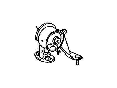 Toyota 12371-31110 Insulator,  Engine Mounting,  Rear