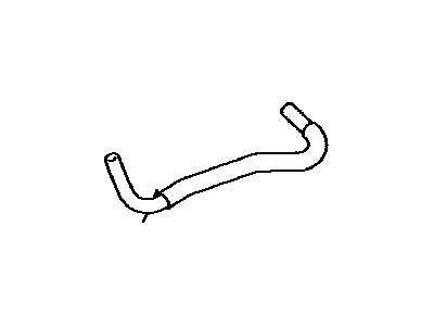 Toyota 16261-36010 Hose,  Water By-Pass