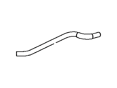 Toyota 16264-31081 Hose,  Water By-Pass,  NO.2