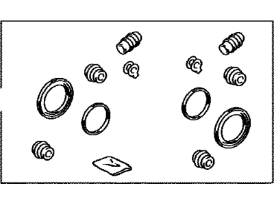 Toyota 04479-42080 Cylinder Kit,  Disc Brake,  Rear