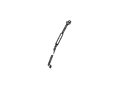 Toyota 53440-42040 Rod,  Hood Support