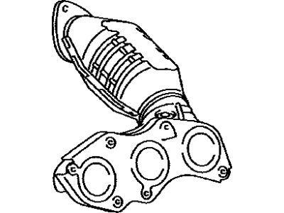 Toyota 17140-31150 Manifold Sub-Assy,  Exhaust,  RH