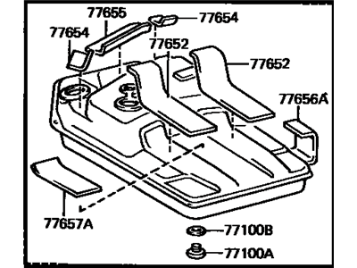 Toyota 77001-19425 Tank Assembly, Fuel