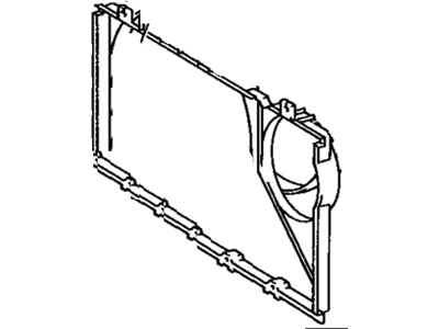 Toyota 16702-42010 Shroud,  Fan,  NO.2