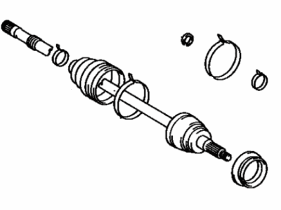 Toyota 42370-19015 Shaft Assembly, Rear Drive Outboard Joint Toyota 42370-19015 Shaft Assembly, Rear Drive Outboard Joint
