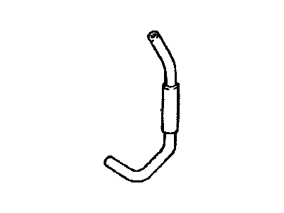 Toyota 16261-42010 Hose,  Water By-Pass,  NO.1