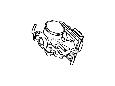 Toyota 22030-28060 Body Assy,  Throttle W/Throttle Position Sensor