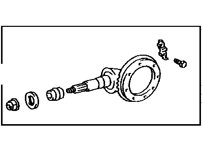 Toyota 41201-29745 Final Gear Kit, Differential, Rear