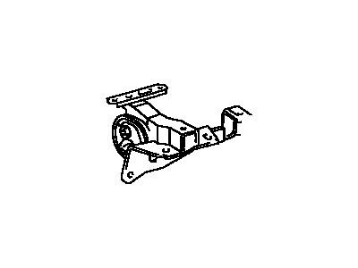 Toyota 12372-28030 Insulator,  Engine Mounting,  LH(For Transverse Engine)
