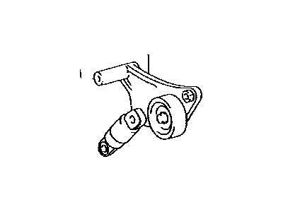 Toyota 16620-28011 Tensioner Assy,  V-Ribbed Belt