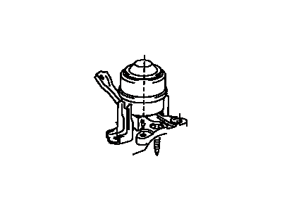 Toyota 12305-28150 Insulator Sub-Assy,  Engine Mounting,  RH