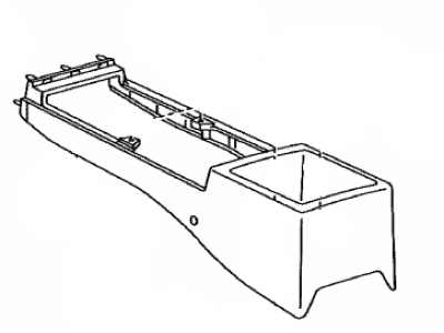 Toyota 58802-35240-B0 Box, Console, Front