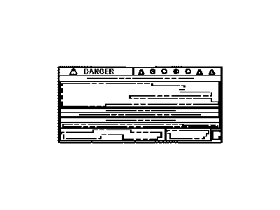 Toyota G9288-47060 Label,  Battery Charging Notice