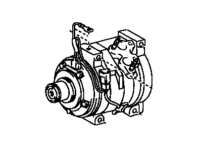 Toyota 88320-06070 Compressor Assy,  Cooler