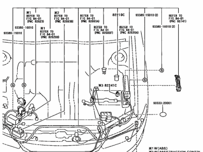 Toyota 82115-06550 Wire, Engine Room Main