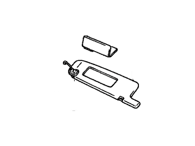 Toyota 74310-06120-A1 Visor Assy,  RH