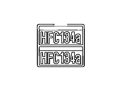 Toyota 88723-06040 Label,  Cooler Service Caution