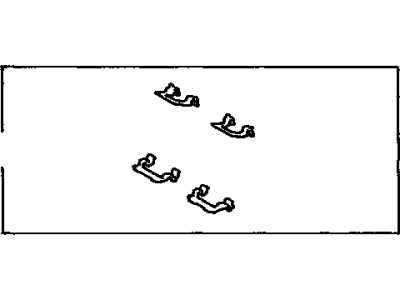 Toyota 04947-06041 Fitting Kit,  Disc Brake,  Front