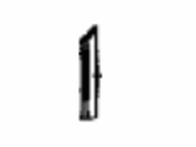 Toyota 75752-12250 Moulding,  Front Door Window Frame,  LH(Front Pillar Side)