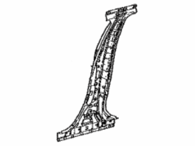 Toyota 61037-12360 Reinforcement Sub-Assembly, Center Body Pillar