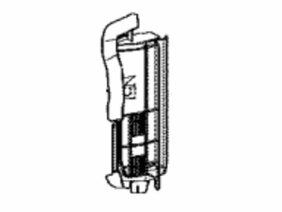 Toyota 16595-24020 Guide, Radiator Air