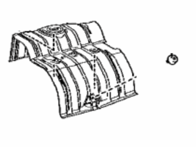 Toyota 58327-12240 INSULATOR, Main MUFF