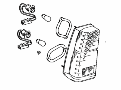 Toyota 81550-80173 Lamp Assy,  Rear Combination,  RH