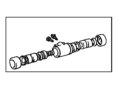 Toyota 47550-16030 Cylinder Assy,  Rear Wheel Brake(For RH,  Front Or Upper)