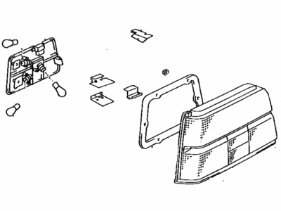 Toyota 81550-80137 Lamp Assy, Rear Combination, RH