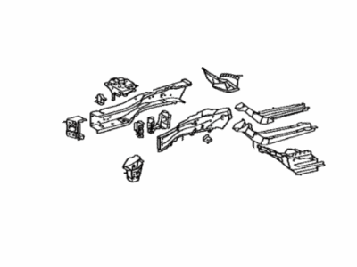 Toyota 57102-07020 Member Sub-Assy, Front Side, LH