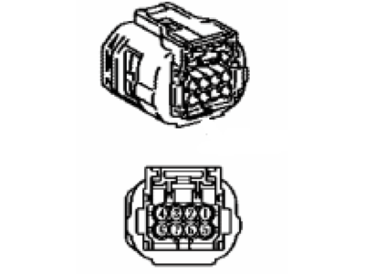 Toyota 90980-12520 Housing, Connector F