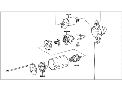 Toyota 28100-24120 Starter Assembly