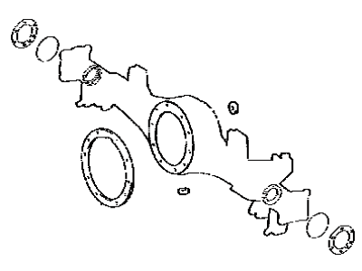 Toyota 04412-60501 Gasket Kit,  Rear Differential Carrier