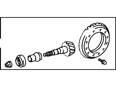 Toyota 41201-80492 Final Gear Kit, Differential, Rear