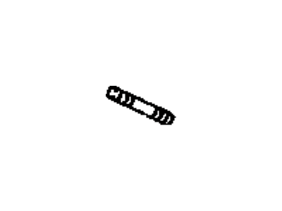 Toyota 90126-10006 Bolt,  Stud(For Manifold To Exhaust Pipe)