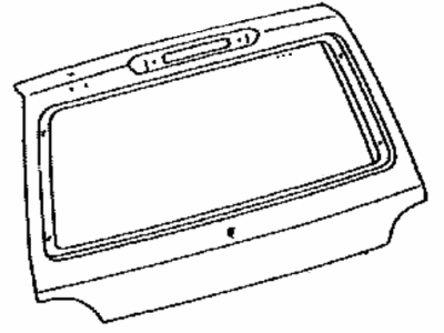 Toyota 67005-60830 Panel Sub-Assy,  Back Door