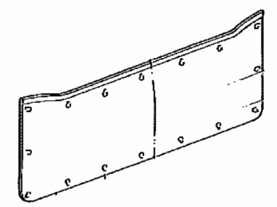 Toyota 64780-60190-A0 Panel Assy,  Back Door Trim
