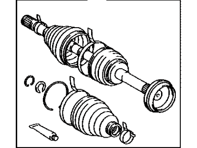 Toyota 43460-69036 Shaft Assy,  Front Drive Outboard Joint,  LH