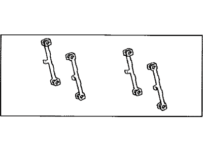 Toyota 04947-60100 Fitting Kit,  Disc Brake,  Front