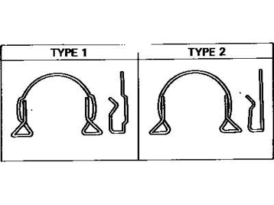 Toyota 31232-12040 Clip,  Release Bearing Hub