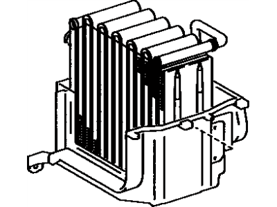 Toyota 88501-16120 Evaporator Sub-Assy,  Cooler,  NO.1