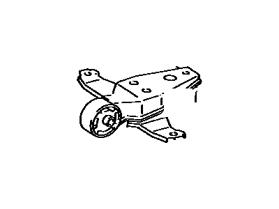 Toyota 12371-11500 Insulator, Engine Mounting, Rear