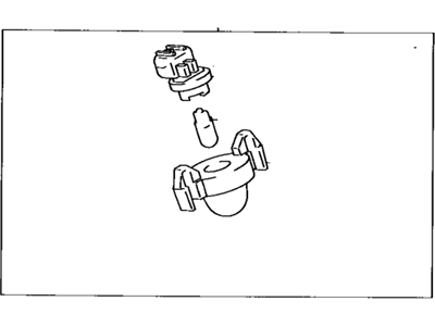 Toyota 81270-04010 Lamp Assy,  License Plate