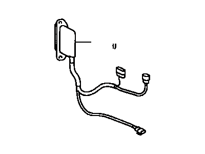 Toyota 84261-08041 Junction,  Slide Door Control,  Male