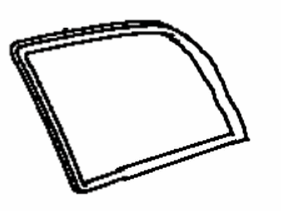 Toyota 62743-08010 Weatherstrip, Side Rear Window Toyota 62743-08010 Weatherstrip, Side Rear Window