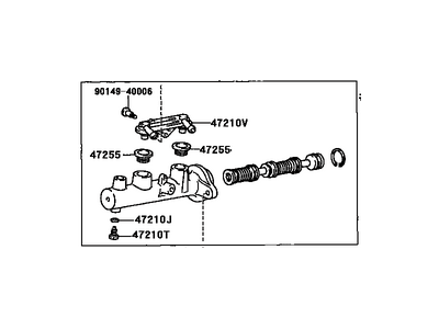 Toyota 47201-08050 Cylinder Sub-Assembly, Brake Master