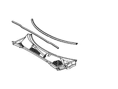 Toyota 55708-48050 Louver Sub-Assy, Cowl Top Ventilator